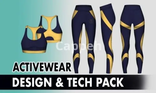 Our agency will fashion design your activewear and sportswear collection