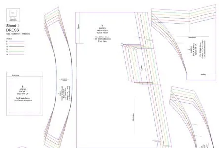 I will make a pattern of your clothes, PDF pattern, ai pattern