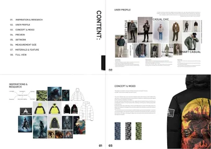 I will create clothing techpack collection design for manufacture production