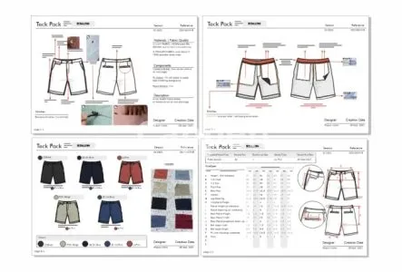 I will design your fashion tech pack