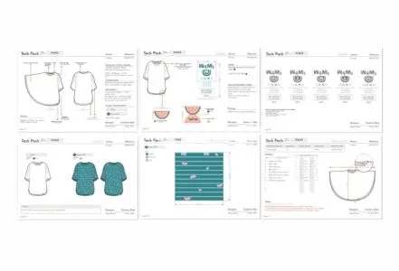 I will design your fashion tech pack