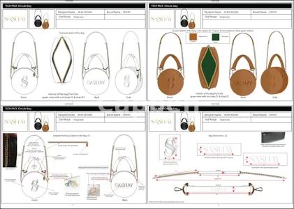 I will create bag design, backpack, handbag, tote bag and tech pack