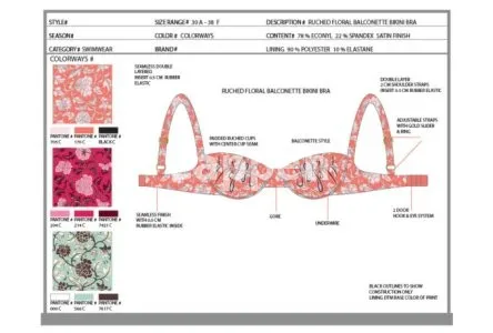 I will design your swimwear collection and advanced tech packs