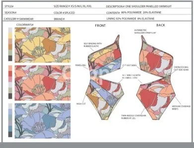 I will design your swimwear collection and advanced tech packs