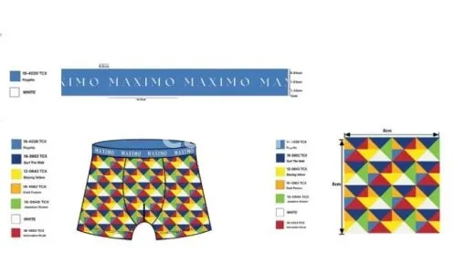 I will create tech pack of boxer briefs, trunks, underwear for you