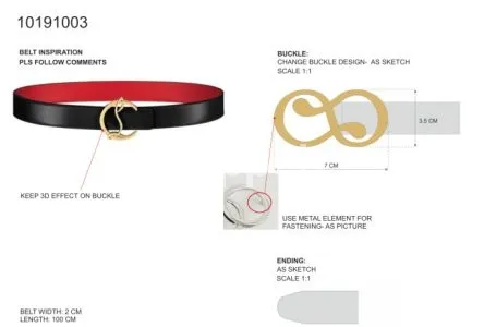 I will design fashion belts and accessories