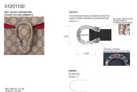 I will design fashion belts and accessories