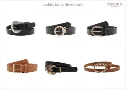 I will design fashion belts and accessories