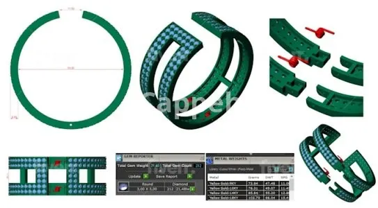 I will do 3d cad model jewelry design