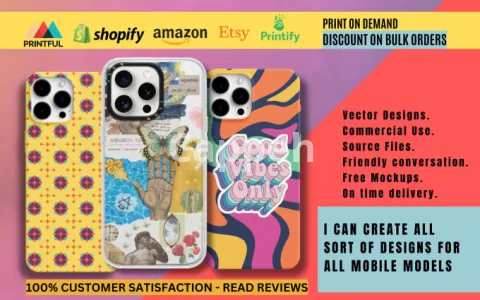 I will professionally design high quality mobile cases, mobile covers or phone cases