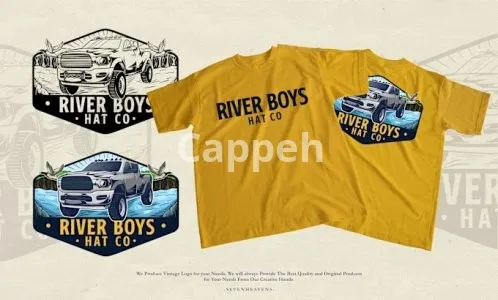 I will create custom retro vintage hand drawn tshirt outdoor design