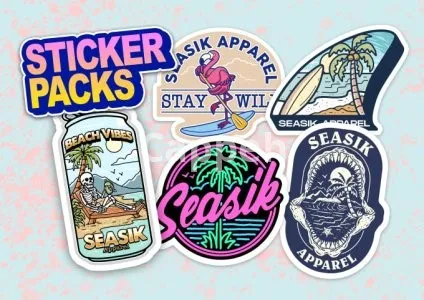 I will create a sticker packs custom design