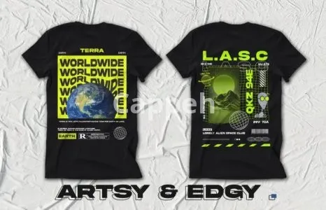 I will design premium futuristic, artsy, edgy style streetwear in 24 hours