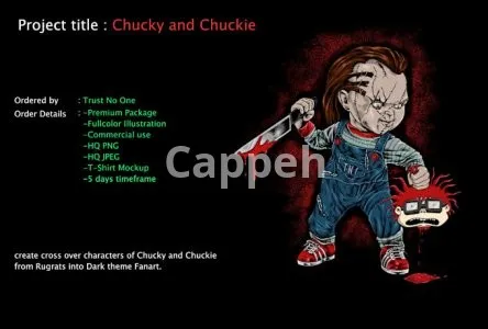 I will do skull dark art design in hand drawn style for shirt