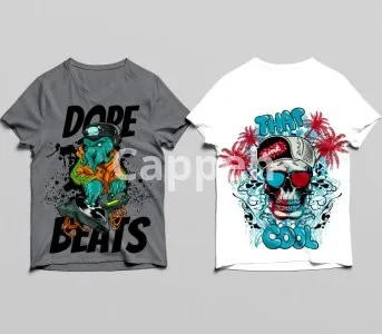 I will do custom graphic t shirt designs