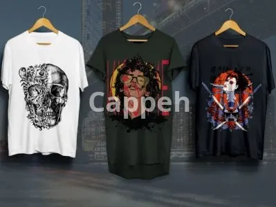 I will do custom graphic t shirt designs