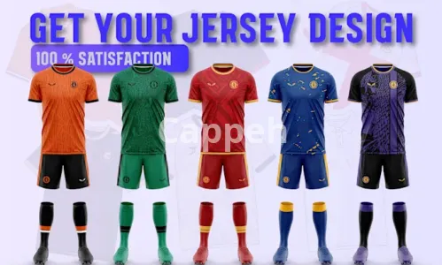 I will design a custom football or soccer jersey