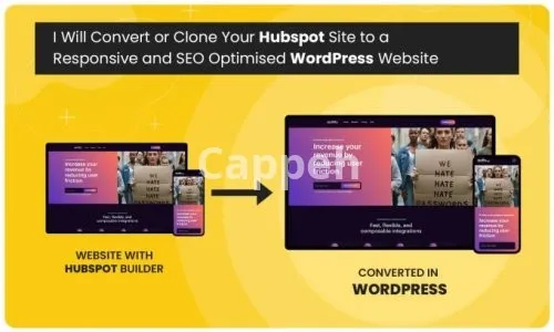 I will do hubspot to wordpress conversion using elementor