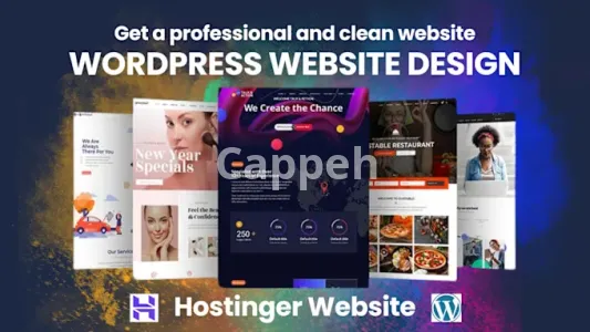 I will create hostinger website wordpress website with godaddy bluehost namecheap