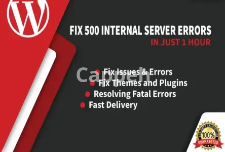 I will fix wordpress http 500 internal server error in just one hour