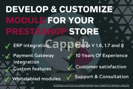 I will develop and customize module for your prestashop