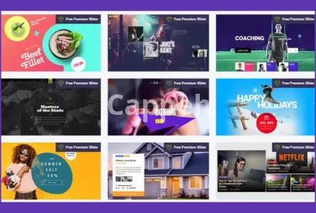 I will create or fix slider revolution, website slider, banner design