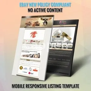I will design responsive ebay listing template
