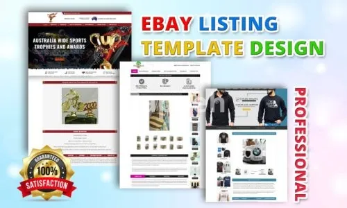 I will design responsive ebay listing template