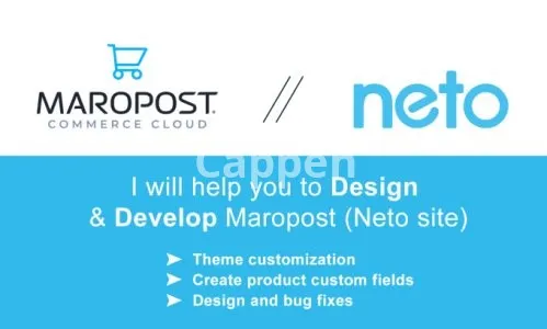 I will design and develop your maropost or neto website