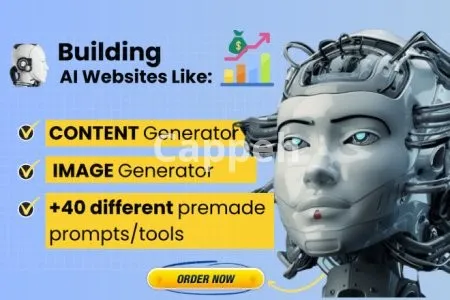 I will build ai website, ai saas, ai chatbot, ai mobile app
