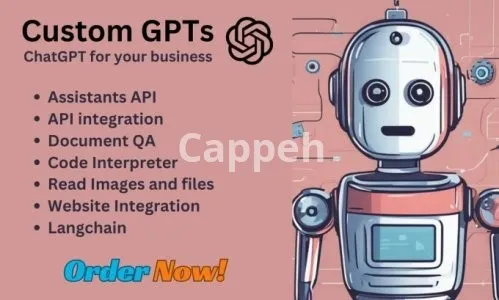 I will build and integrate custom gpt in your website using openai assistants API