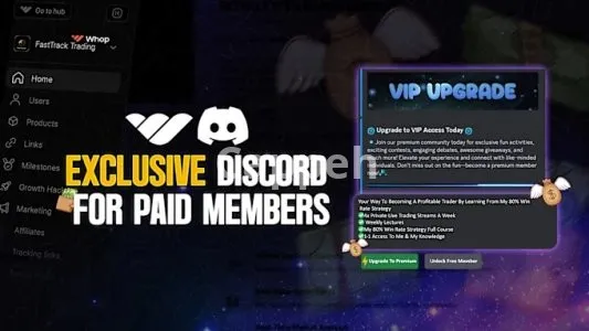 I will create custom discord server with whop store integration