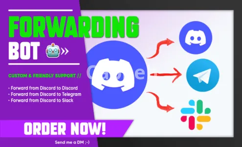 I will make a bot that forwards messages from discord to discord or telegram or slack