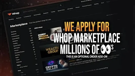 I will setup a sports picks discord server with whop subscriptions