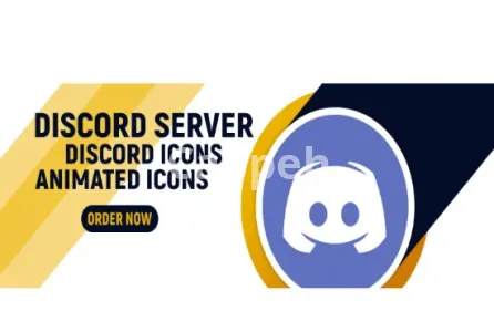 I will create animated discord server icon and banners
