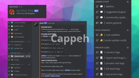 I will do rust game discord server setup