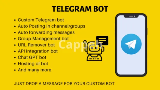 I will create a custom telegram bot,auto posting,auto forwarding,group manager bot