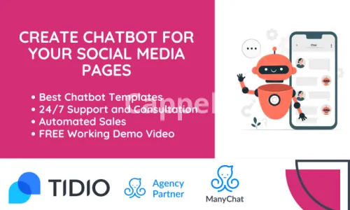 I will create automated chatbot for your social media pages using manychat