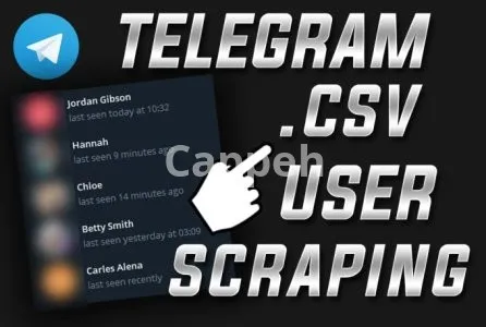 I will collect users from telegram groups and export them in csv