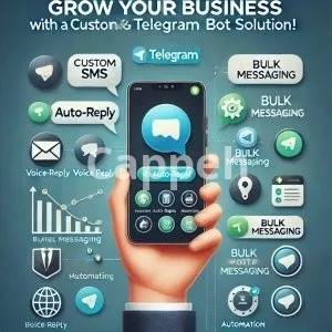 I will build custom SMS, voice call, or telegram bots for business