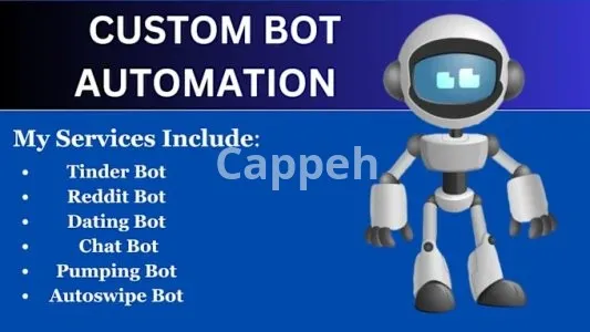 I will build tinder bot, dating bot, pumping bot, autoswipe bot, chatbot, bumble bot