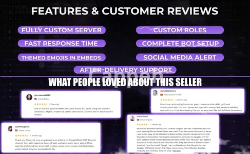 I will setup a custom discord server for your community