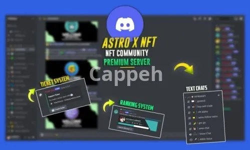 I will create a crypto, metaverse, or stocks discord server