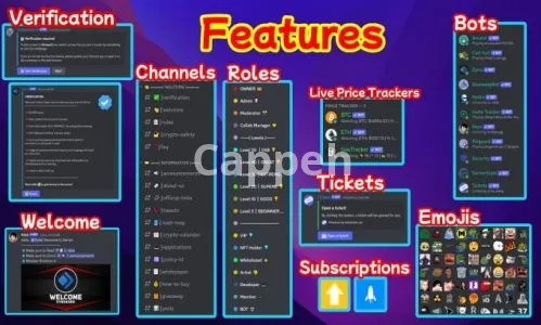 I will setup nft, crypto, forex, stocks discord server