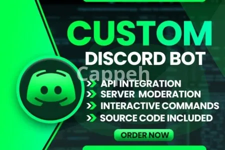 I will build a custom discord or teamspeak bot for you