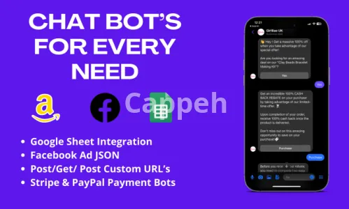 I will create manychat bots with CRM and amazon product launches