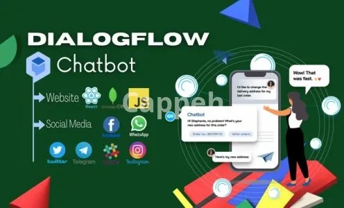 I will create dialogflow chatbot with chat and IVR integration