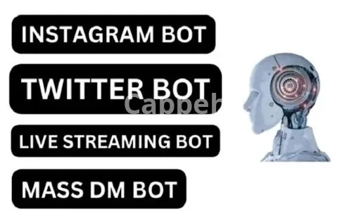 I will develop bots for youtube, instagram, tiktok, telegram, and twitter