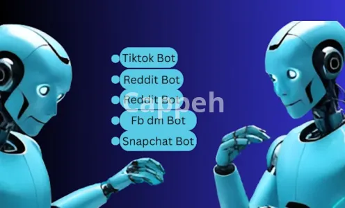 I will develop reddit bot fb dm bot tiktok bot kick bot snapchat bot