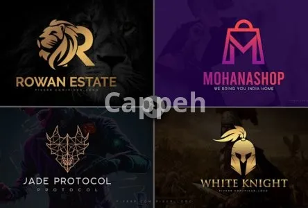 I will do sleek minimalist logo design with brand style guides